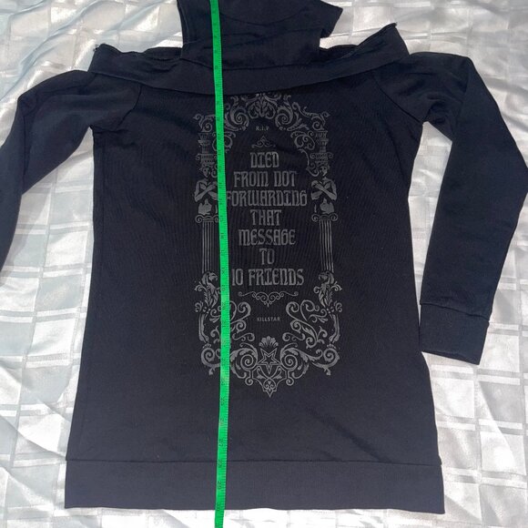 Killstar cold shoulder tunic - Picture 9 of 13